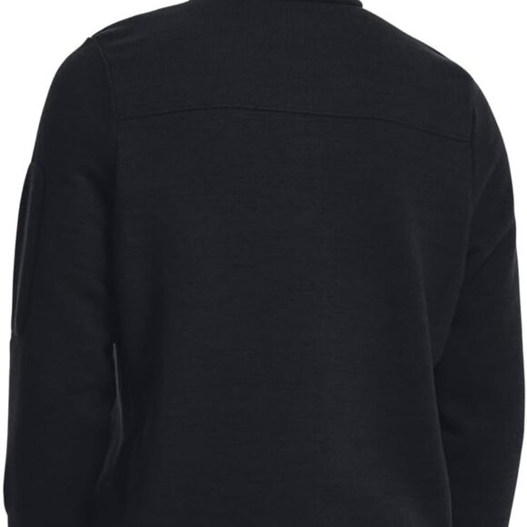 WT Under Armour Specialist Men’s 1/4 Zip Pullover – Black, Size Small – Style #1 - Picture 2 of 3
